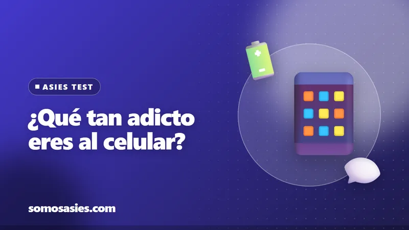 Ilustración de un celular con mensajes y una batería